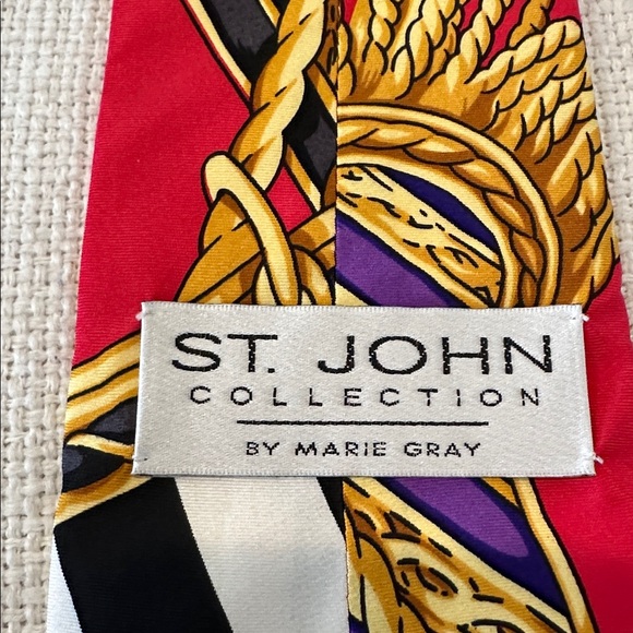 St John vintage limited edition men’s tie - Picture 4 of 4